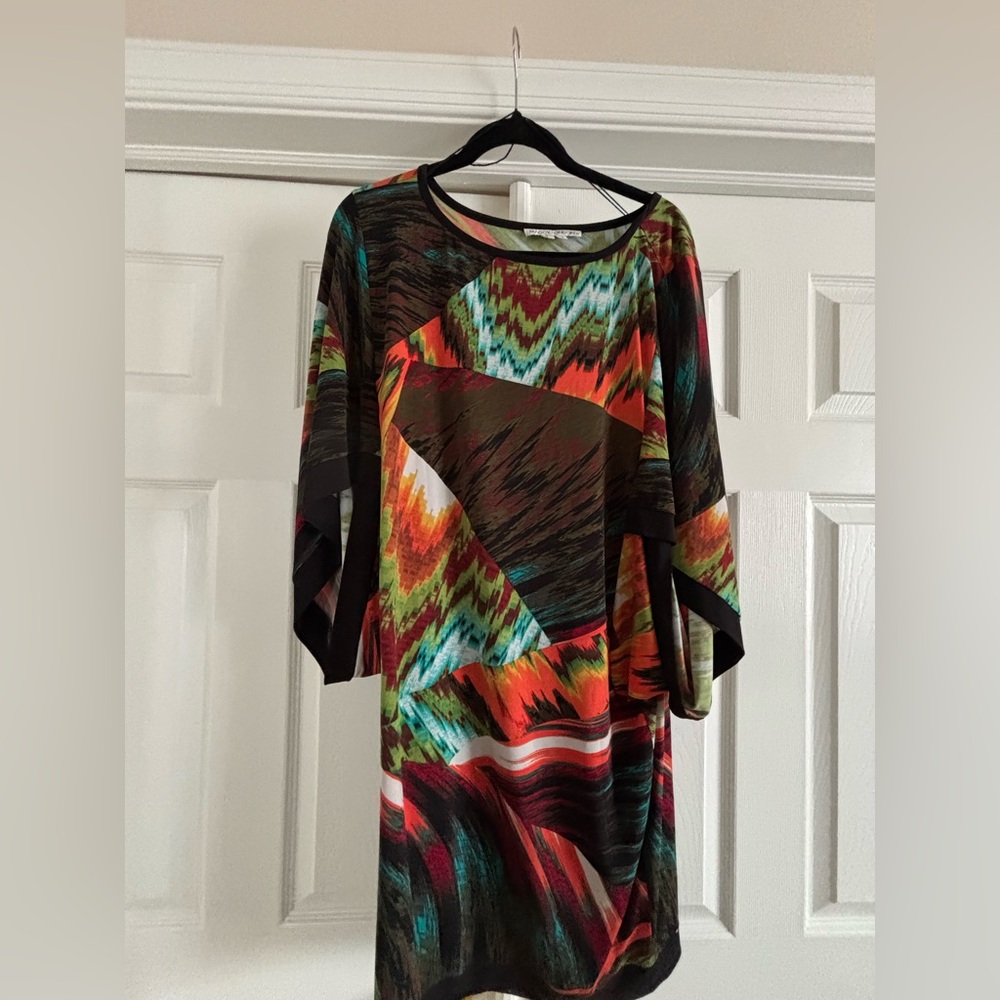 Maggy London | Multi Color Dress, Size 14 | NWOT